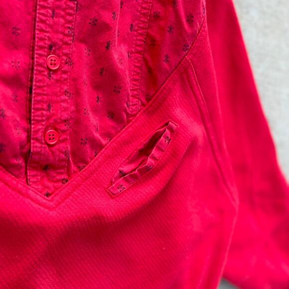 Crazy 90s Metro Triple Button 3/4 Sleeve Pullover - Picture 2 of 4